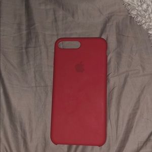 BRAND NEW: iphone 7 plus case (red)